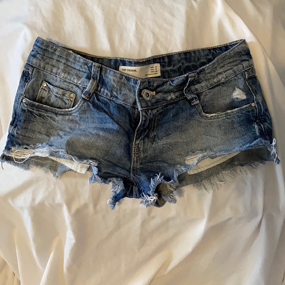 Zara TRF denim shorts